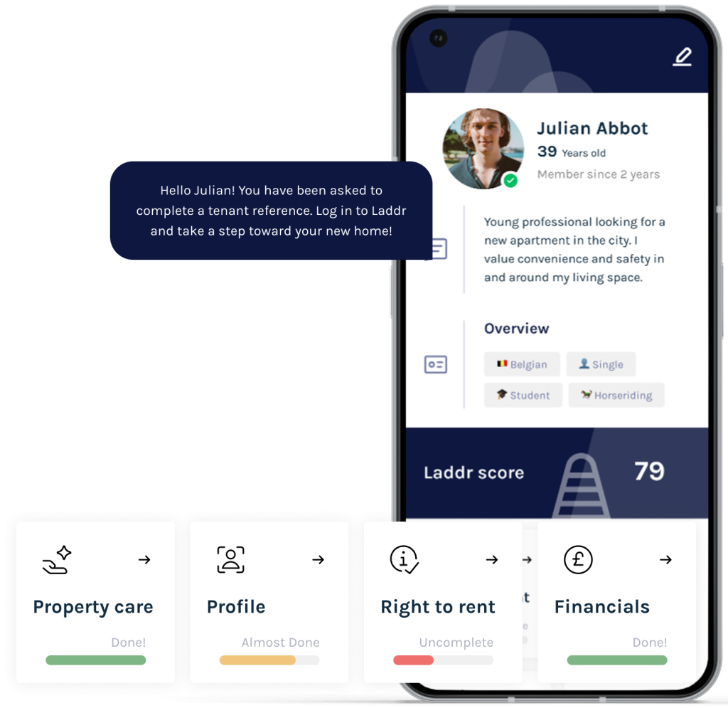 Laddr - The New Standard For Trust In Tenant Referencing | Laddr
