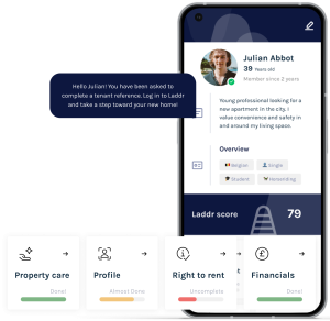 Laddr - The New Standard For Trust In Tenant Referencing | Laddr